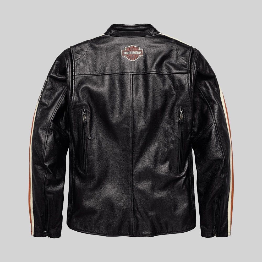 Harley Davidson Men's Torque CE-Certified Leather Jacket