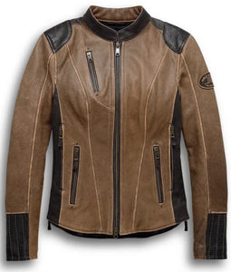 Women's H-D Triple Vent System Gallun Leather Jacket
