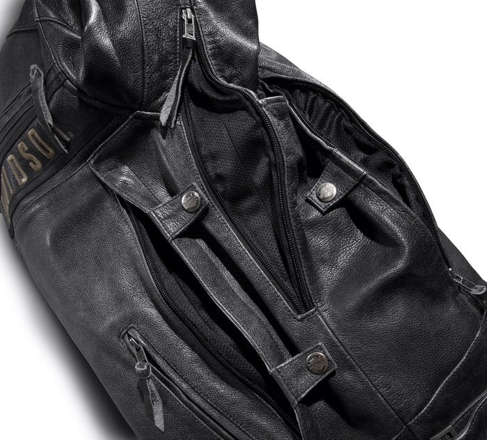 Men's Passing Link Triple Vent Leather Jacket