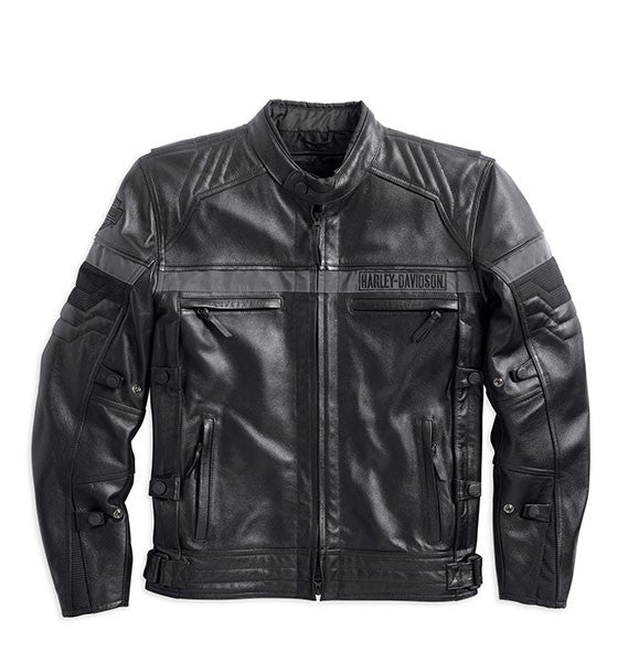 H-D Men's Triple Vent System, Evolution Leather Jacket