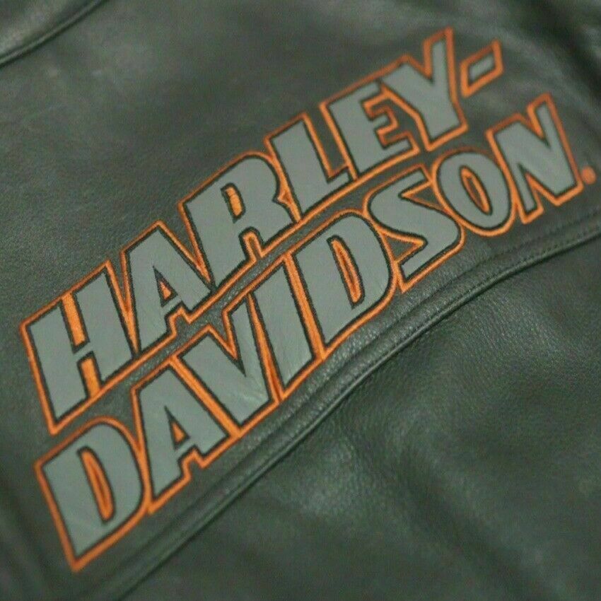 Mens Harley Davidson Screaming Eagle Motorcycle Leather Jacket
